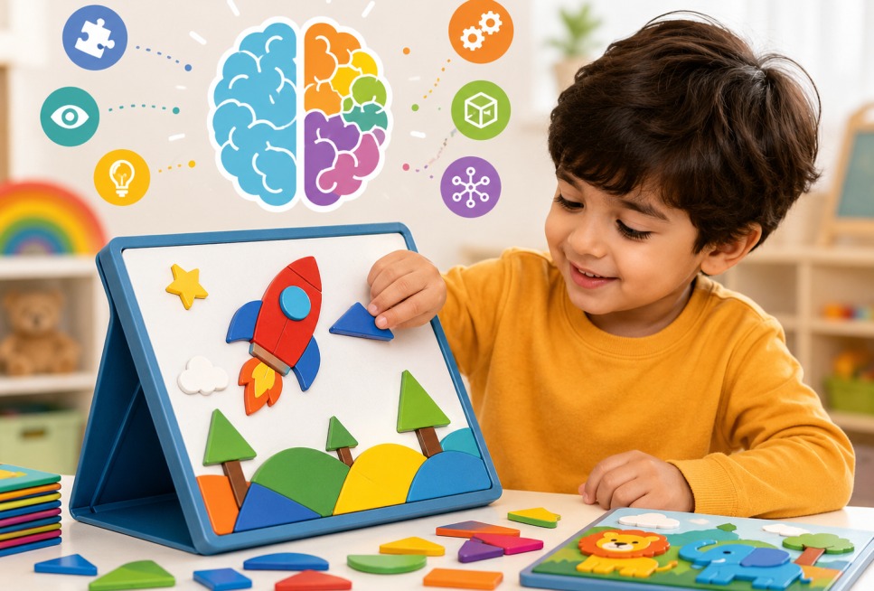How Magnetic Puzzles Improve Brain Development in Children