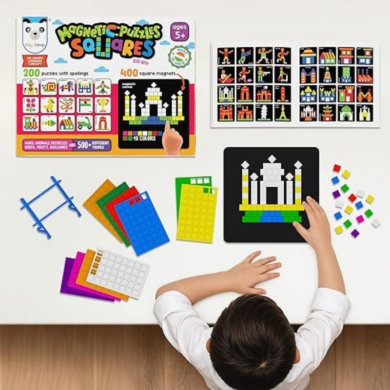 Magnetic puzzles Big Squares