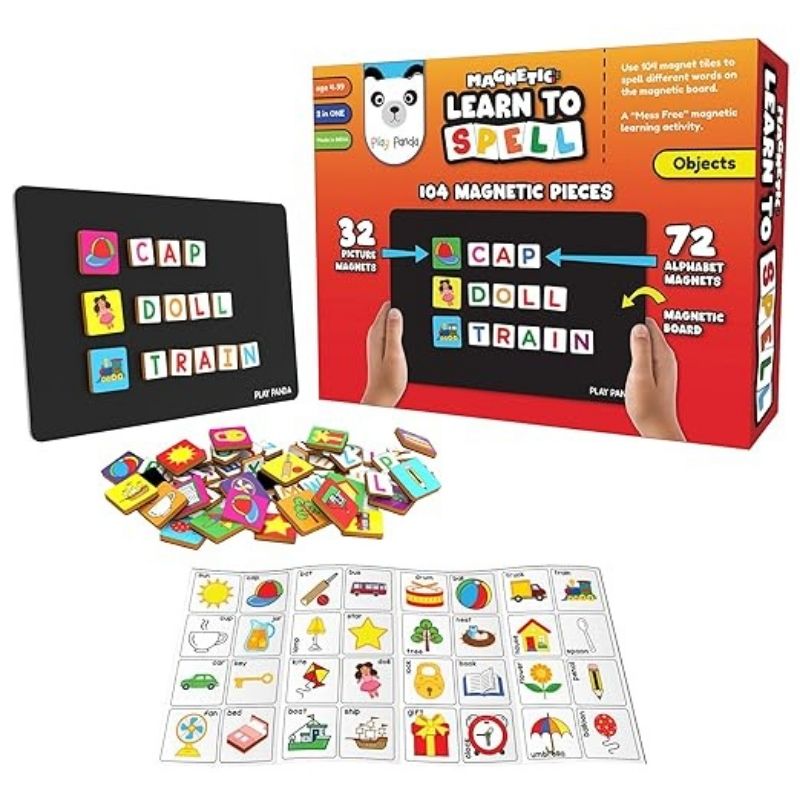 Magnetic Learn to Spell Objects