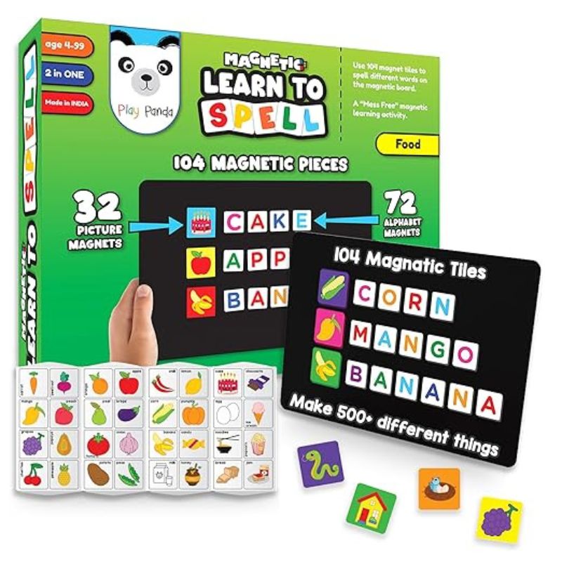 Magnetic Learn to Spell Food