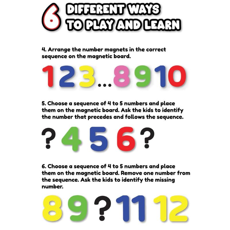 Magnetic Learn to Write Numbers