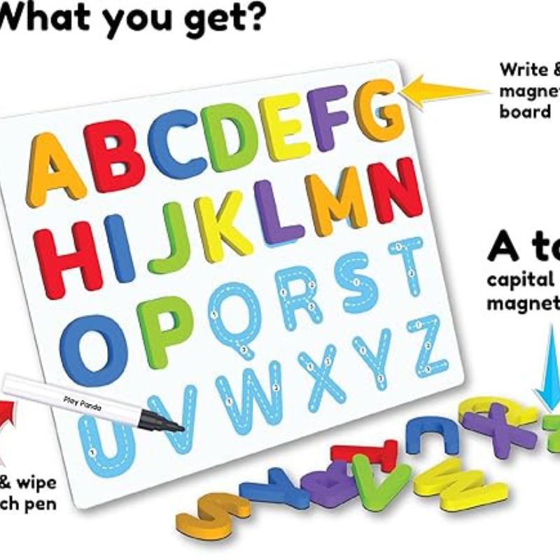 ABC Magnets 26 Capital Letters (blister) (Pack Of 12)