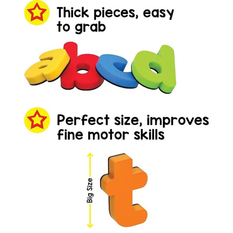 abc Magnets Small Letters + Numbers (Pack Of 12)