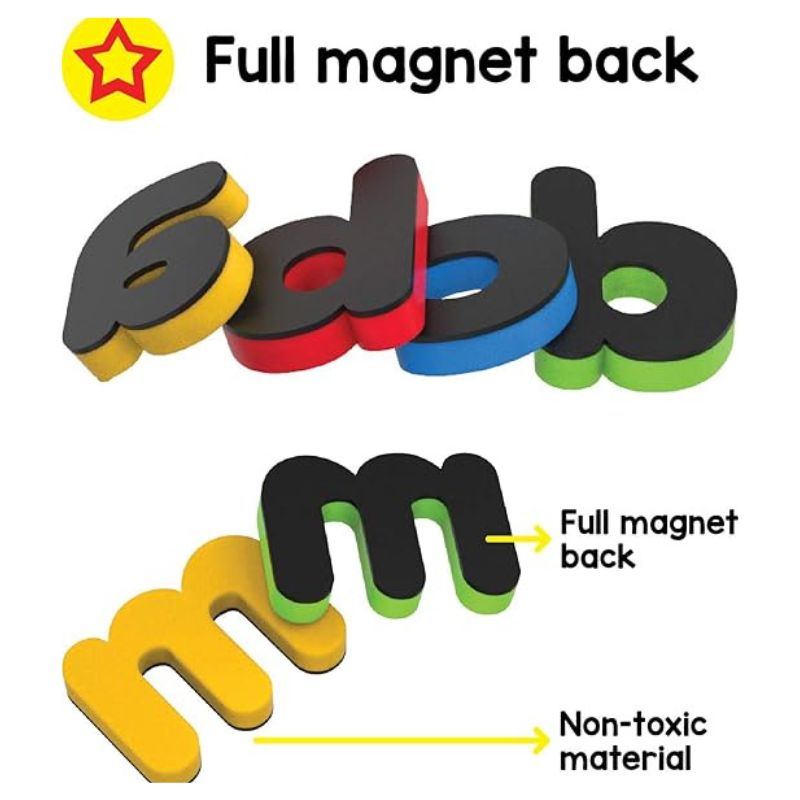 abc Magnets Small Letters + Numbers (Pack Of 12)