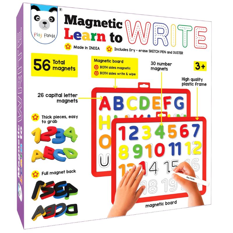 Magnetic Learn to Write Capital Letters & Numbers