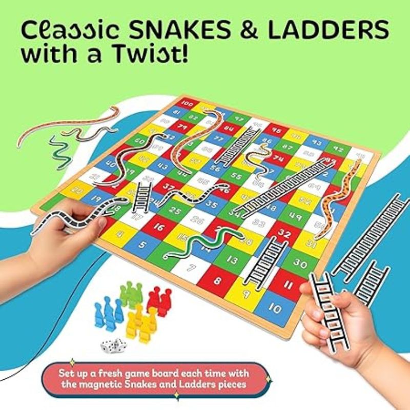 Magnetic Snakes & Ladders Infinity Small