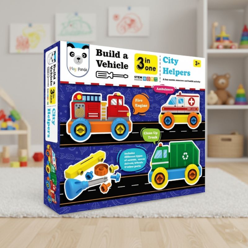Build A Vehicle 3 in 1 - City Helpers