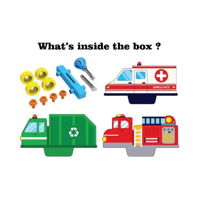 Build A Vehicle 3 in 1 - City Helpers