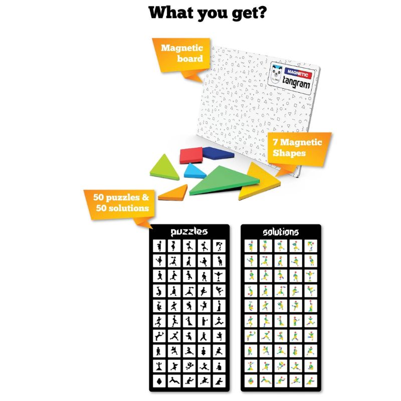 Magnetic Tangram Human Figures