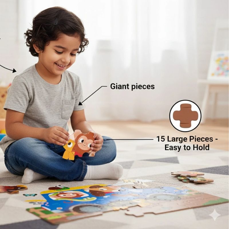 Jumbo Floor Puzzle Car