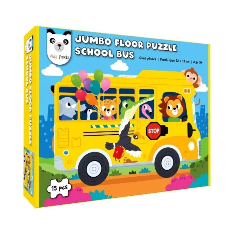 Jumbo Floor Puzzle School Bus