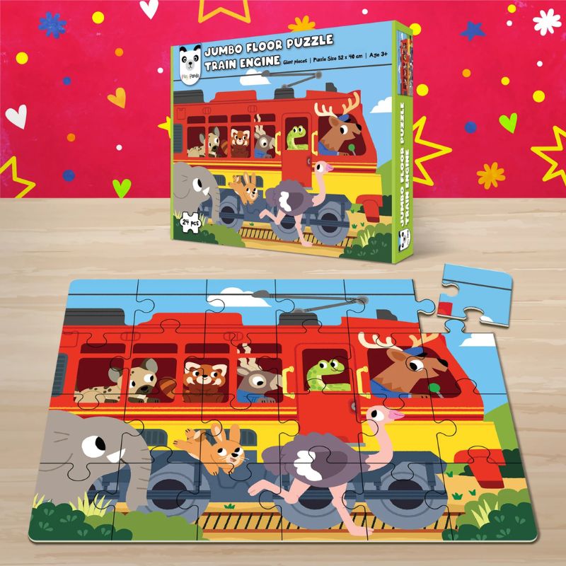 Jumbo Floor Puzzle Train Engine