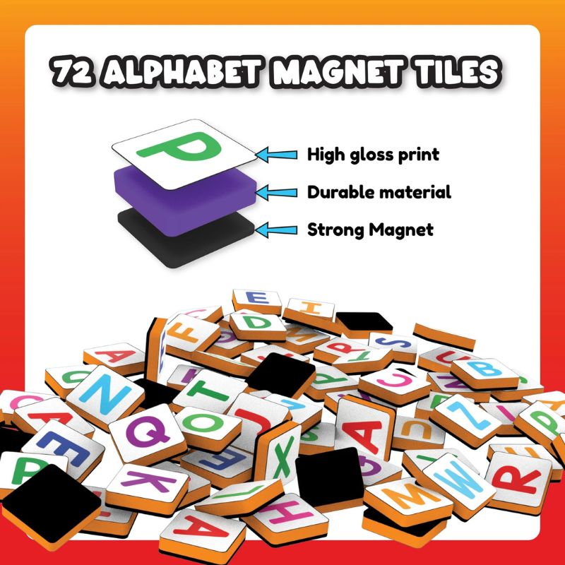 Magnetic Alphabet Tiles (Pack Of 12)
