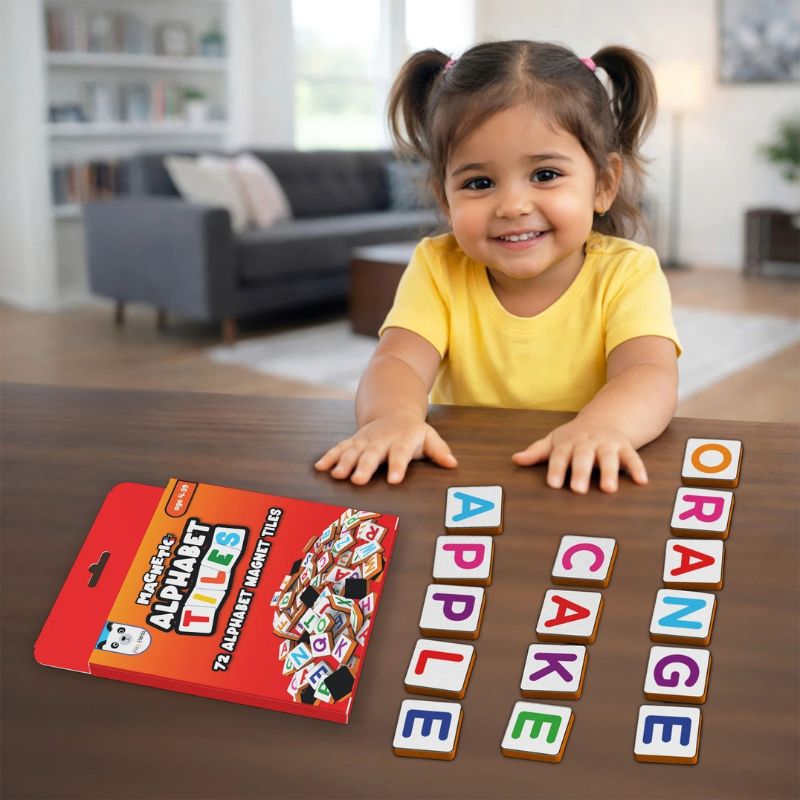 Magnetic Alphabet Tiles (Pack Of 12)