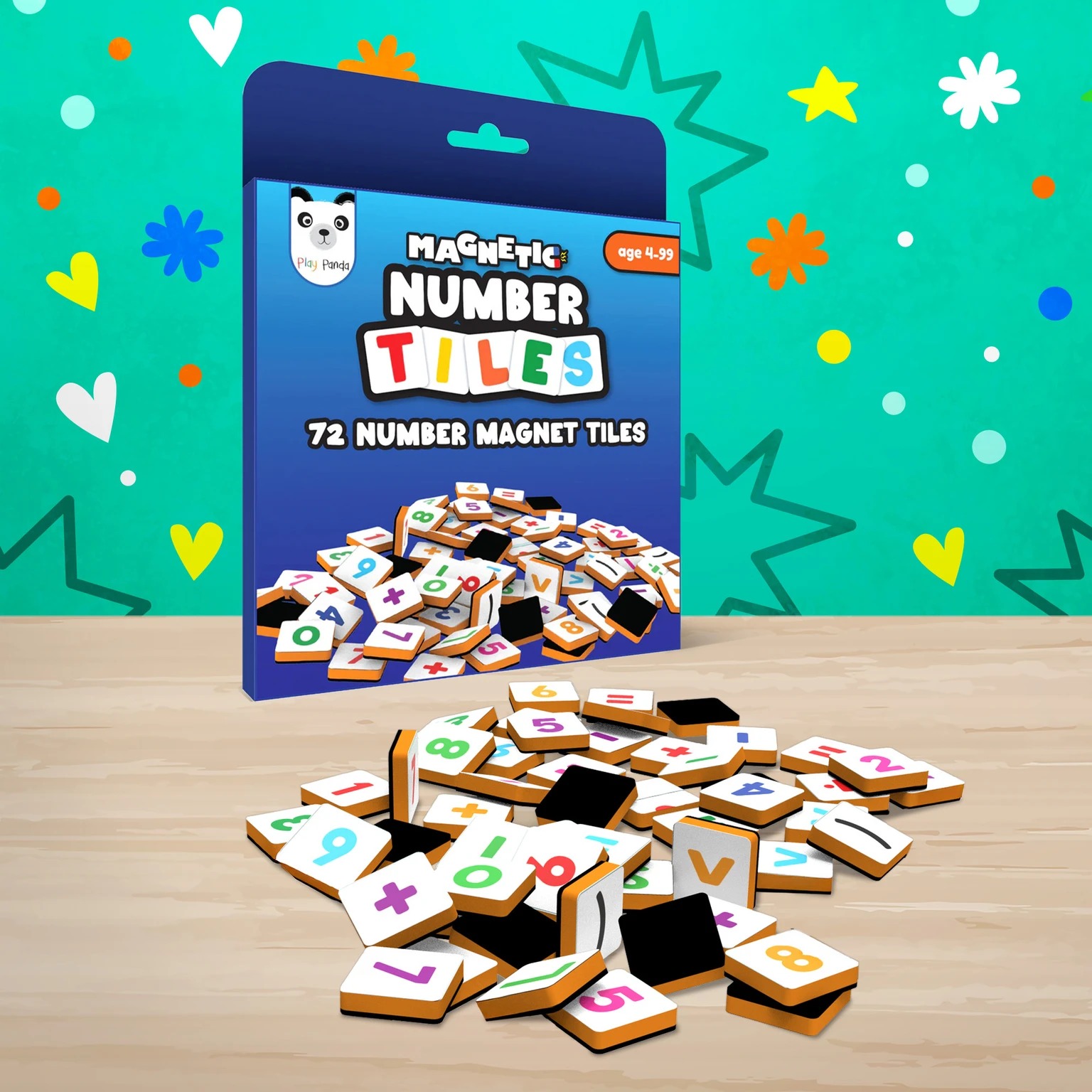 Magnetic Number Tiles (Pack Of 12)