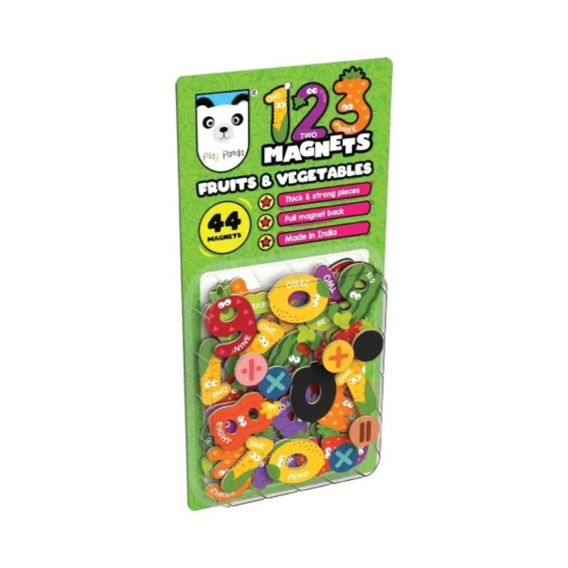 123 Magnets Fruits & Vegetables Theme