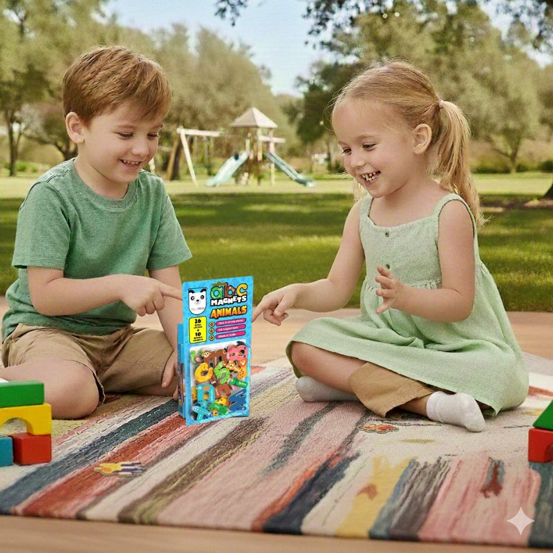 ABC Magnets Small Letters Animals Theme