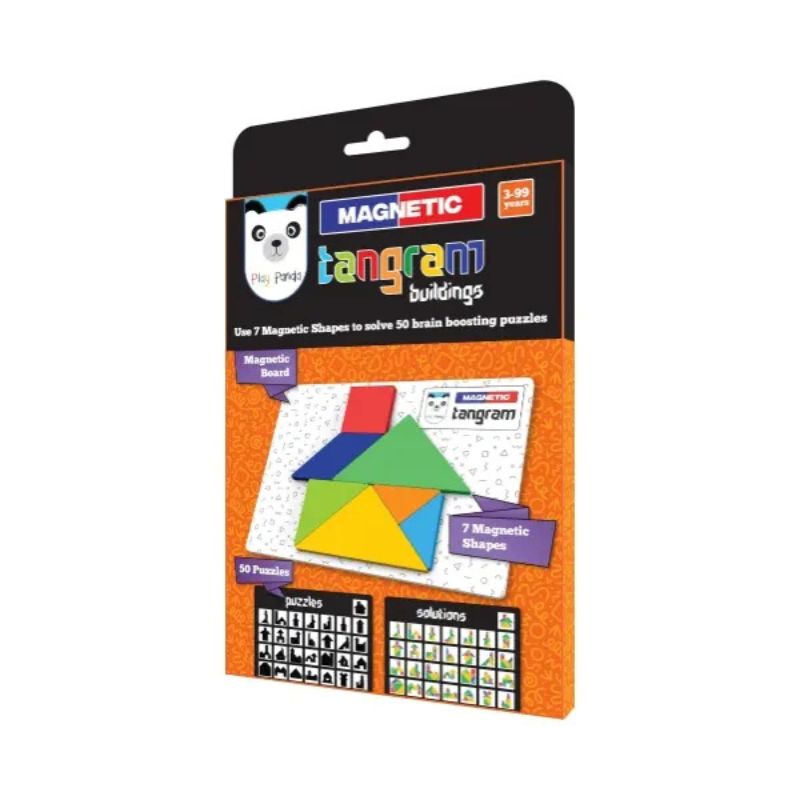 Magnetic Tangram Puzzle Buildings (Pack Of 12)