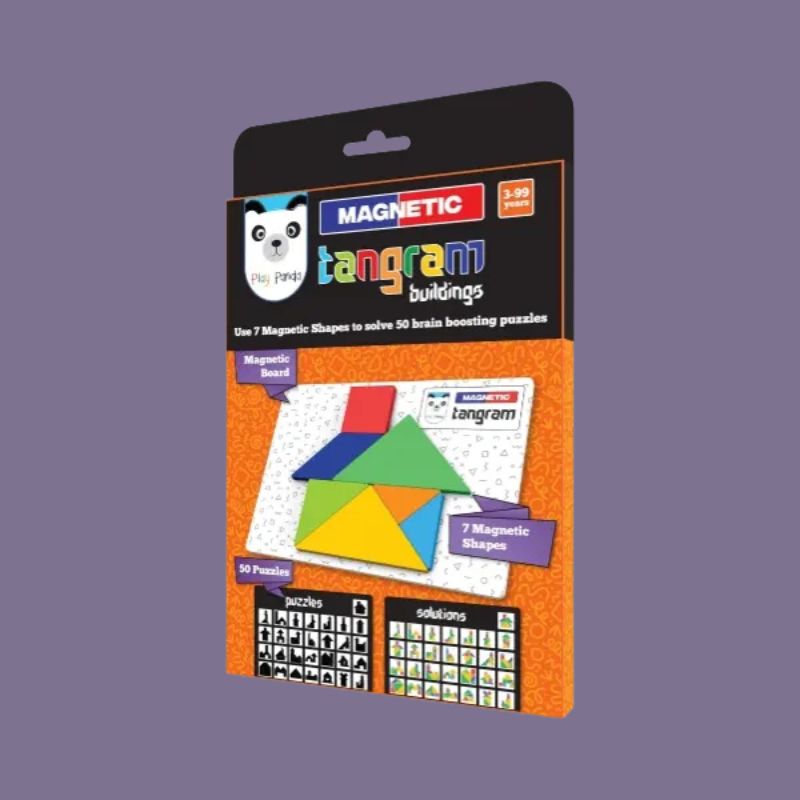 Magnetic Tangram Puzzle Buildings (Pack Of 12)