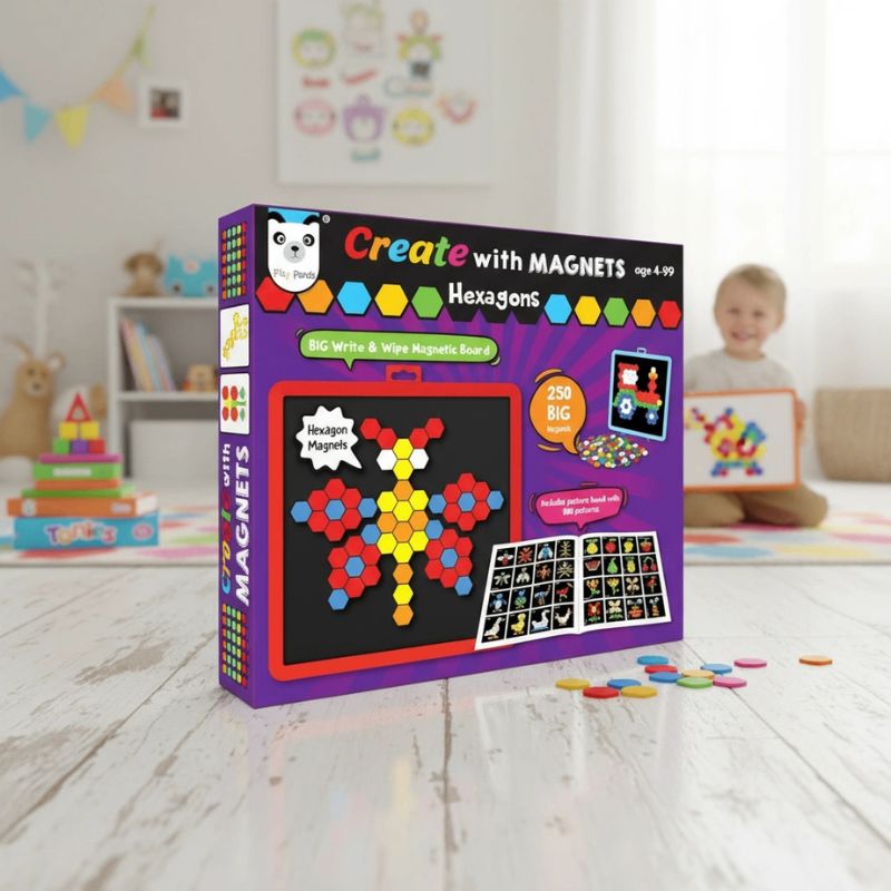 Create with Magnets Hexagons