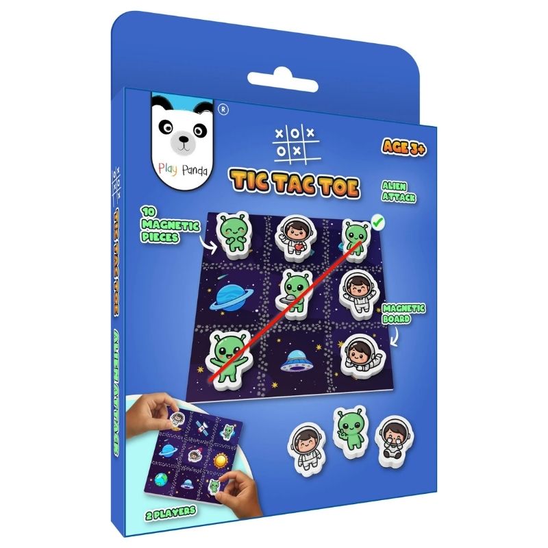 Tic Tac Toe Alien Attack(Pack Of 12)