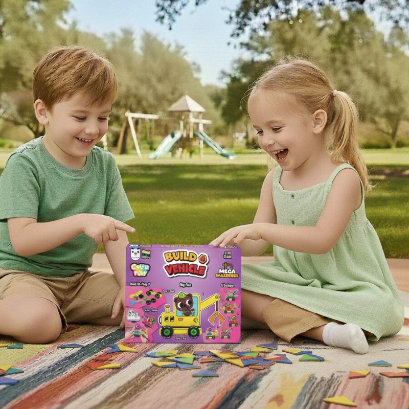 Build A vehicle Colour & Play Mega Machines