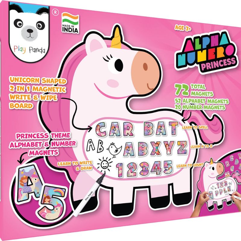 Alpha Numero Magnetic Board Princess