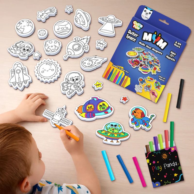 MYM Colour & Play Outer Space (Pack Of 6)