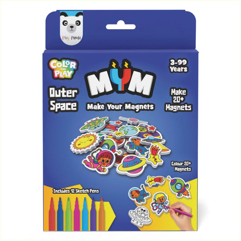 MYM Colour & Play Outer Space (Pack Of 6)