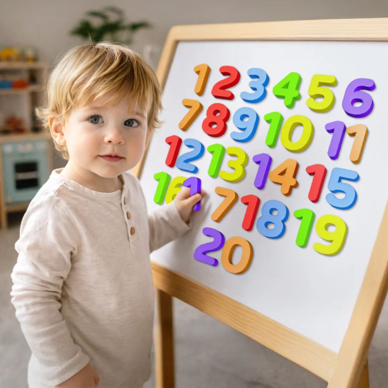 123 Magnets 30 Numbers Magnets (Pack Of 12)