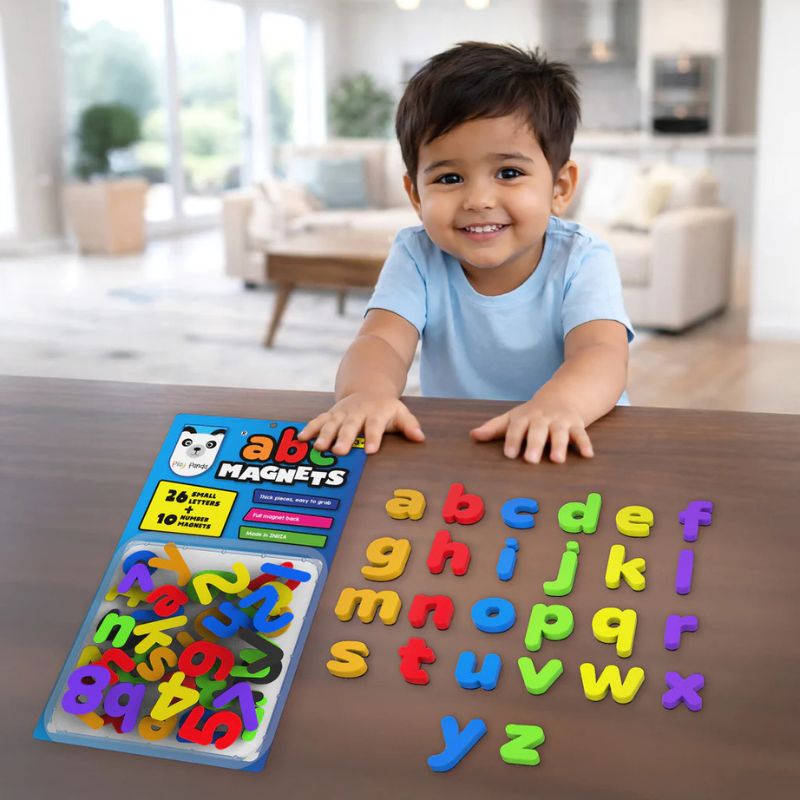 abc Magnets Small Letters + Numbers (Pack Of 12)