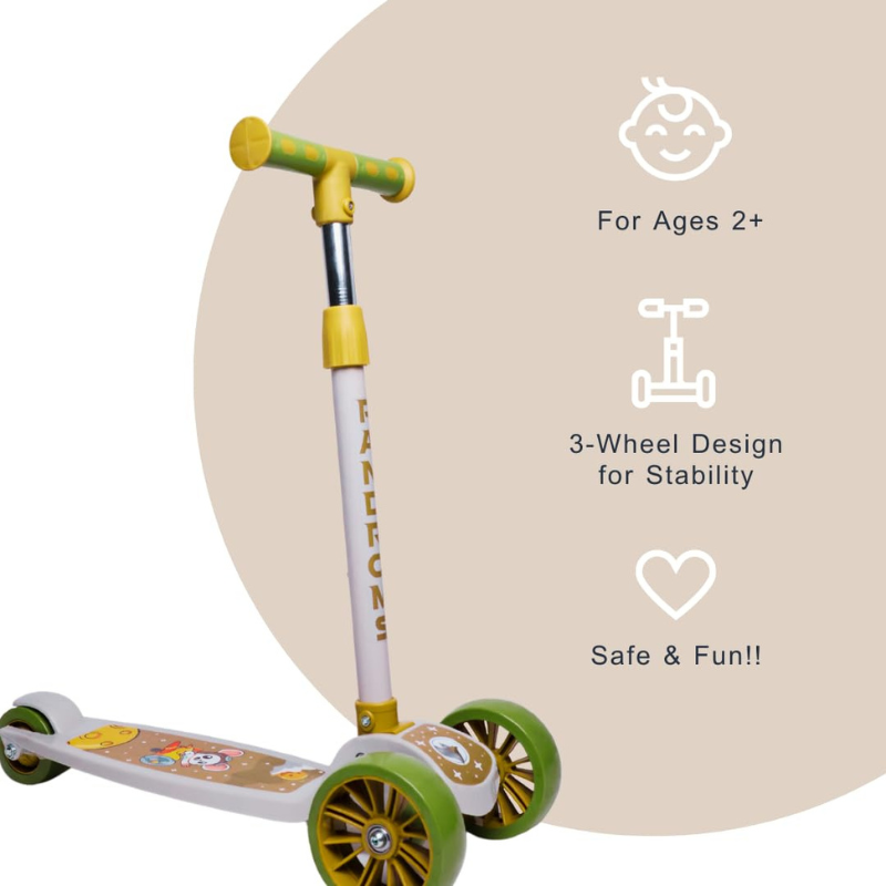 KICK SCOOTER (NON LED) - OFFWHITE/BEIGE/OLIVE