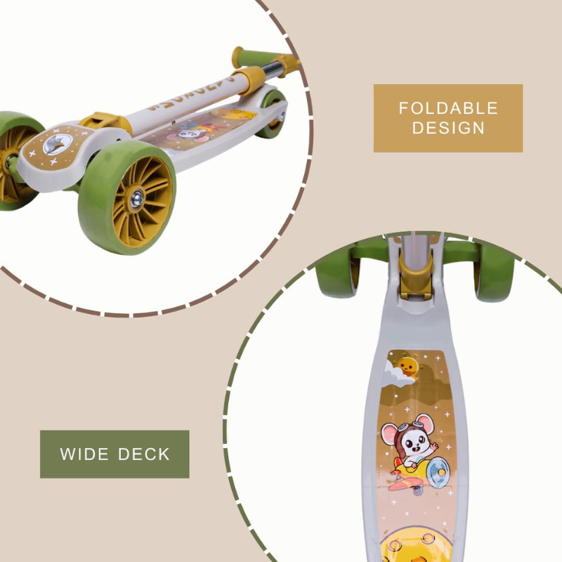 KICK SCOOTER (NON LED) - OFFWHITE/BEIGE/OLIVE
