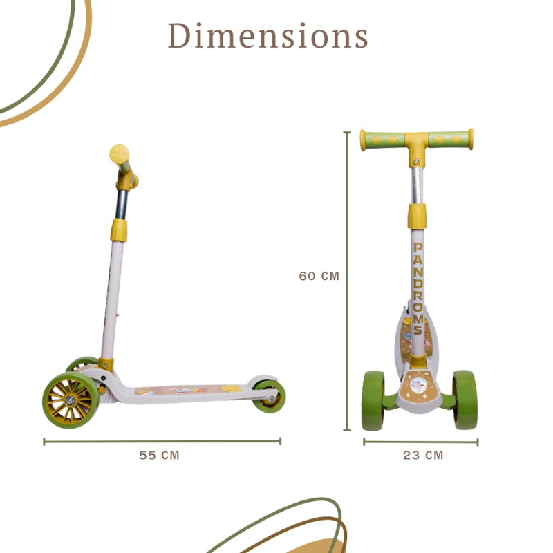 KICK SCOOTER (NON LED) - OFFWHITE/BEIGE/OLIVE