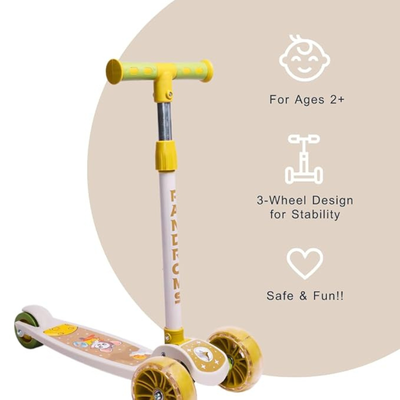 KICK SCOOTER ( LED) - OFFWHITE/BEIGE/OLIVE