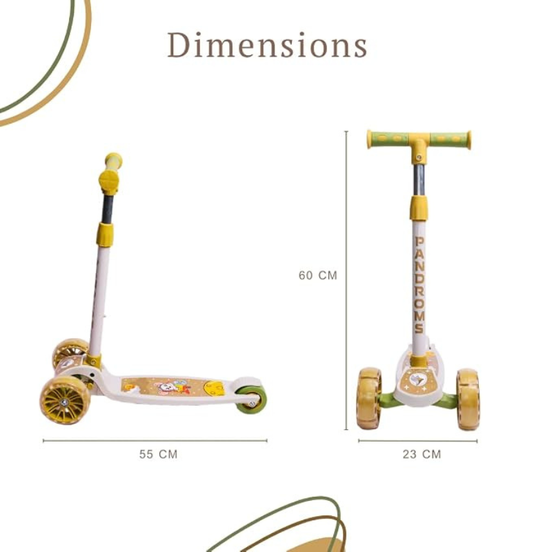 KICK SCOOTER ( LED) - OFFWHITE/BEIGE/OLIVE
