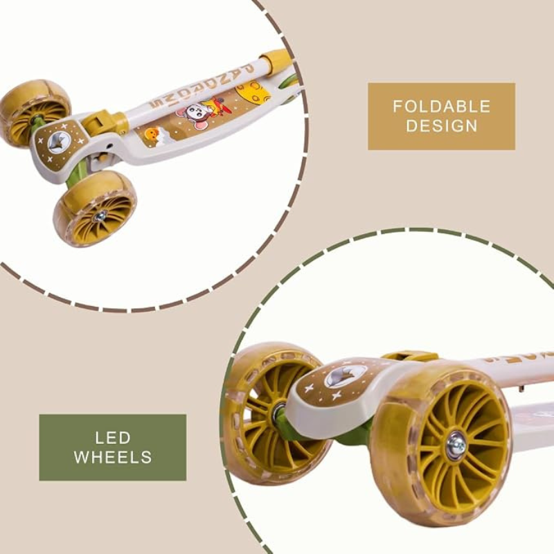 KICK SCOOTER ( LED) - OFFWHITE/BEIGE/OLIVE
