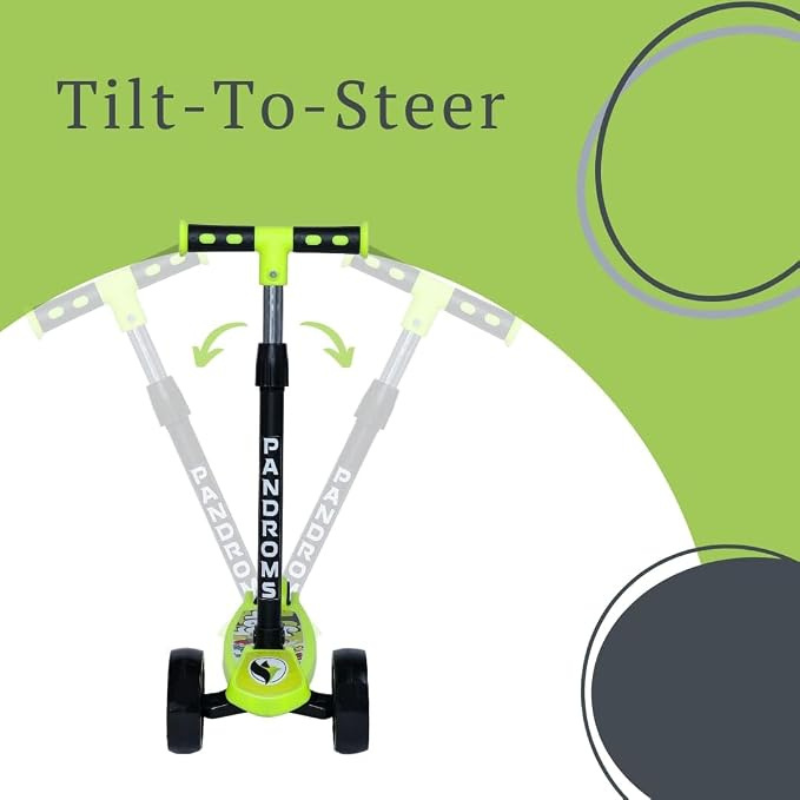 KICK SCOOTER (NON LED) - FL.YELLOW/BLACK