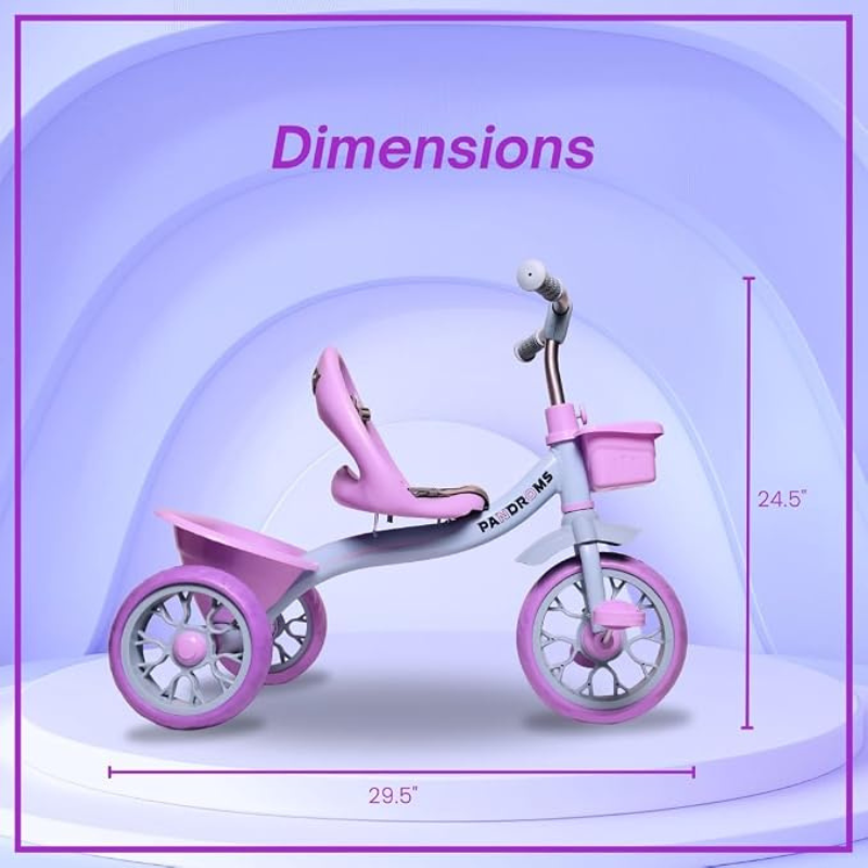 TRICYCLE NON PARENTAL – LAVENDER/BLUE