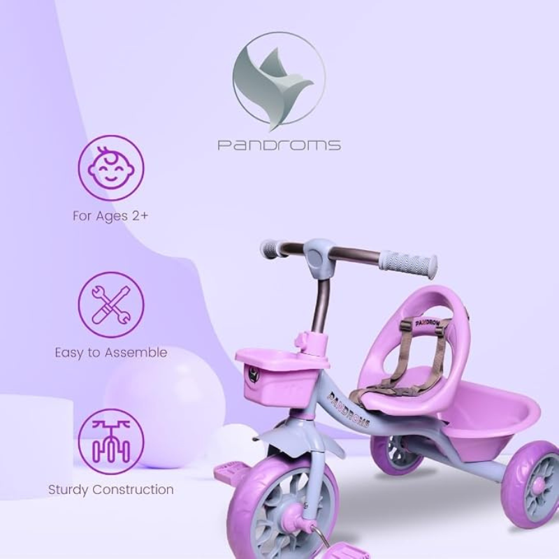 TRICYCLE NON PARENTAL – LAVENDER/BLUE