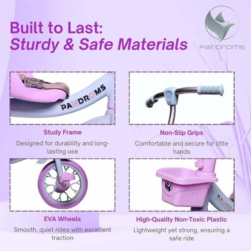 TRICYCLE NON PARENTAL – LAVENDER/BLUE