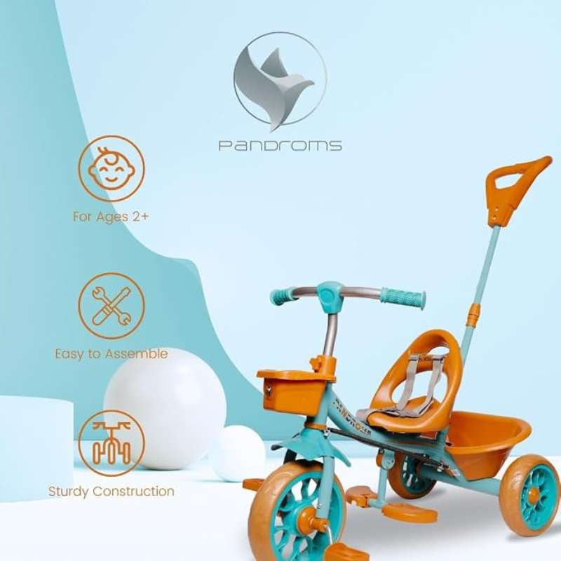 TRICYCLE NON PARENTAL – BROWN/GREEN