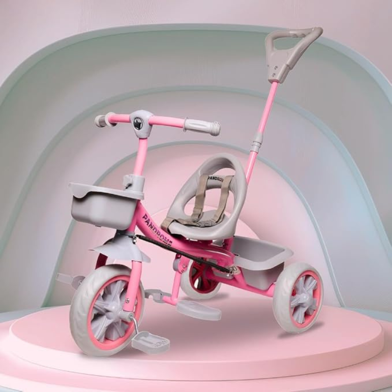 TRICYCLE NON PARENTAL – PINK/GREY