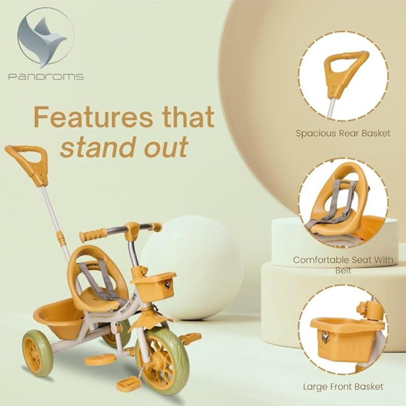 TRICYCLE PARENTAL –OFFWHITE/BEIGE/OLIVE