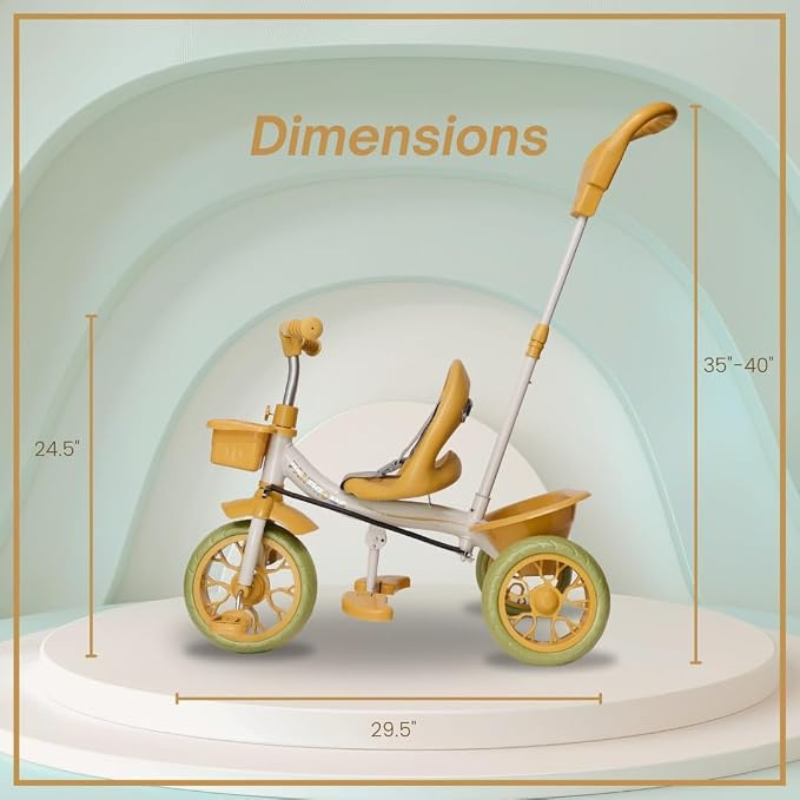 TRICYCLE PARENTAL –OFFWHITE/BEIGE/OLIVE
