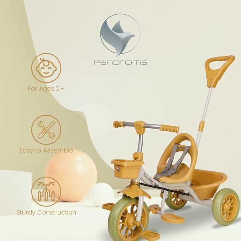 TRICYCLE PARENTAL –OFFWHITE/BEIGE/OLIVE