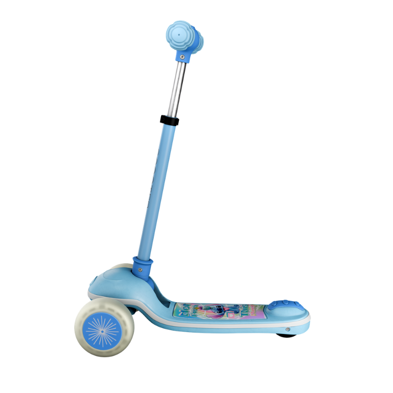 3-WHEEL KICK SCOOTER WITH MUSIC & LED STRIP -BLUE