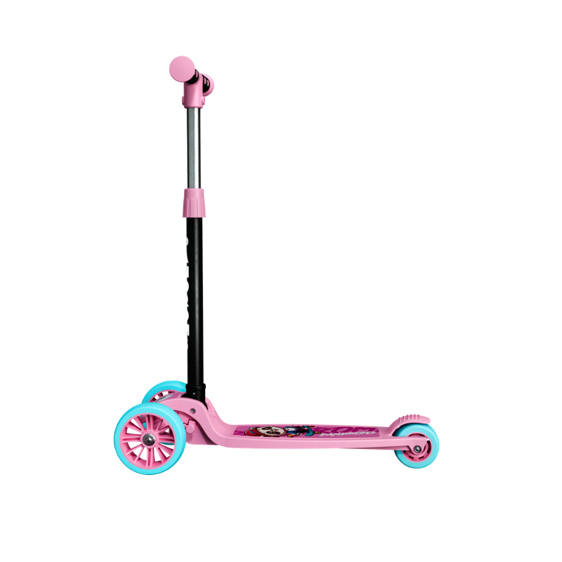 KICK SCOOTER (NON LED) - PINK/SEA GREEN