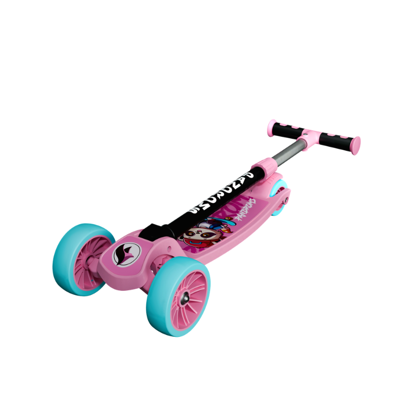 KICK SCOOTER (NON LED) - PINK/SEA GREEN