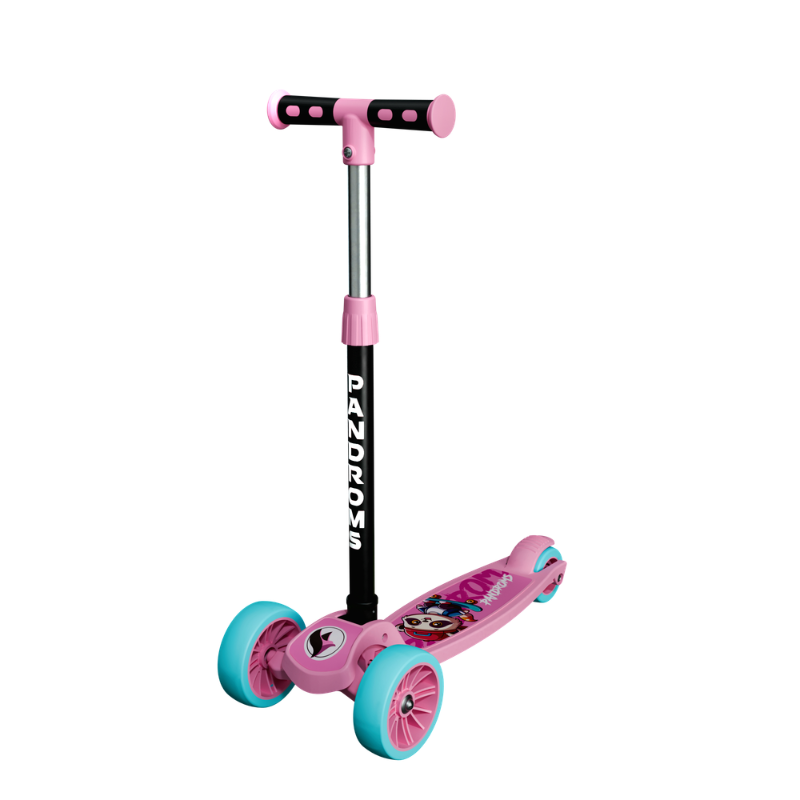 KICK SCOOTER (NON LED) - PINK/SEA GREEN